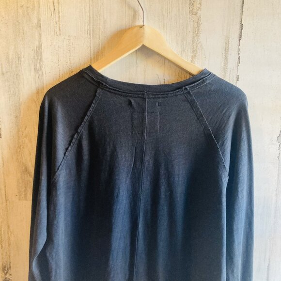 NWOT  Free People We The Free Arden Tee XS Black Long Sleeve Boho - Picture 14 of 14